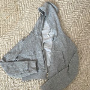 Selling SHEIN cropped zipped hood ! Size 10!